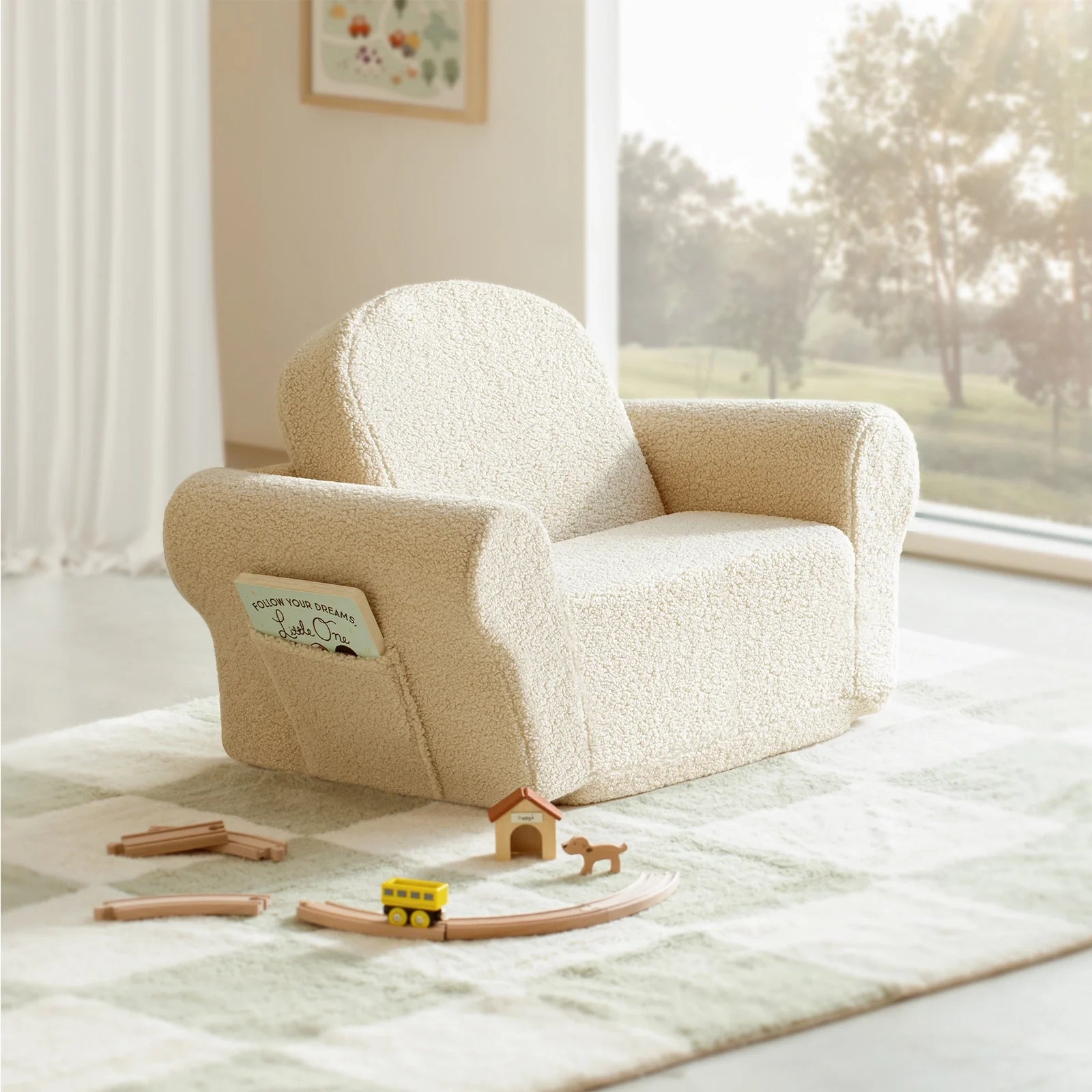 Tiny Land® Afternoon Couch —— Cream Kids Chair