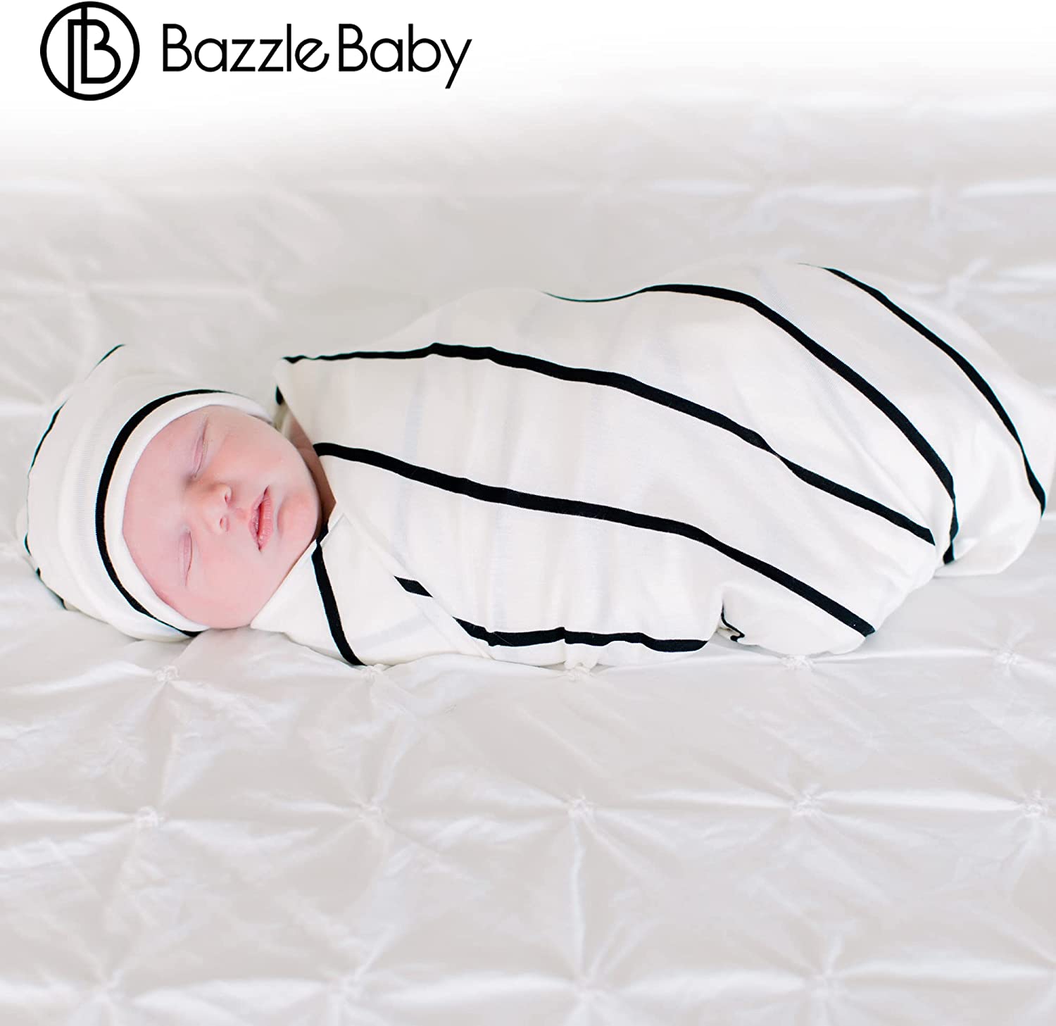 Forever™ Swaddle + Hat Sets: Assorted Colors