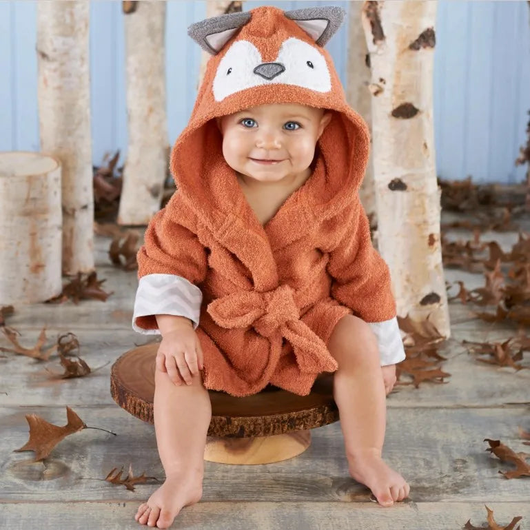 Animal Shape Baby Bathrobe