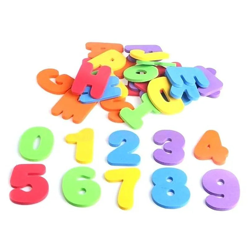 FLOATY 36-Pieces Set Letters and Numbers Bath Toy