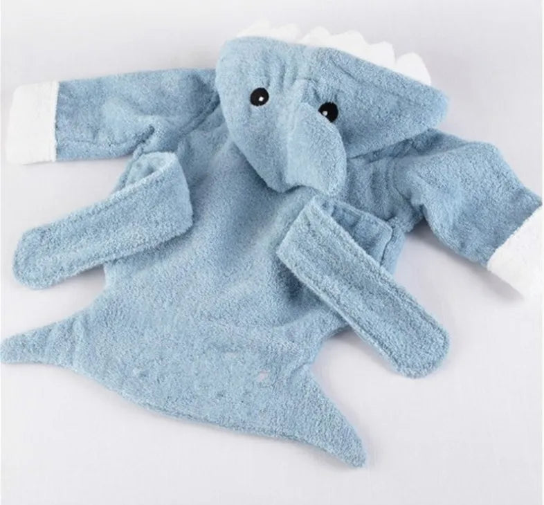 Animal Shape Baby Bathrobe