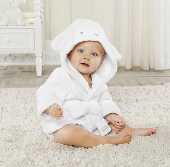 Animal Shape Baby Bathrobe