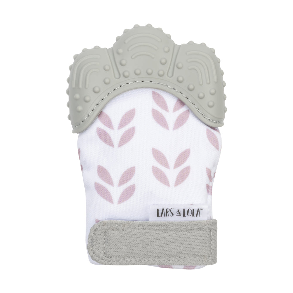 Lars & Lola Teething Mitt - Poppy