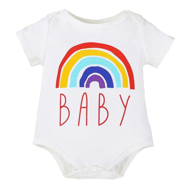 Rainbow onesie baby best sale