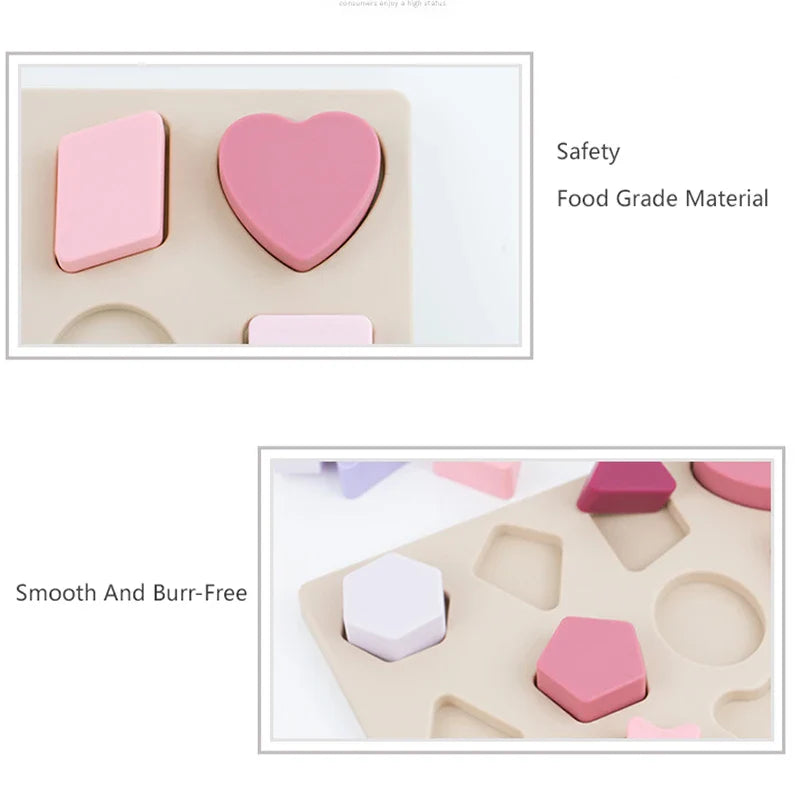 Wooden Montessori "Shapes" Puzzle