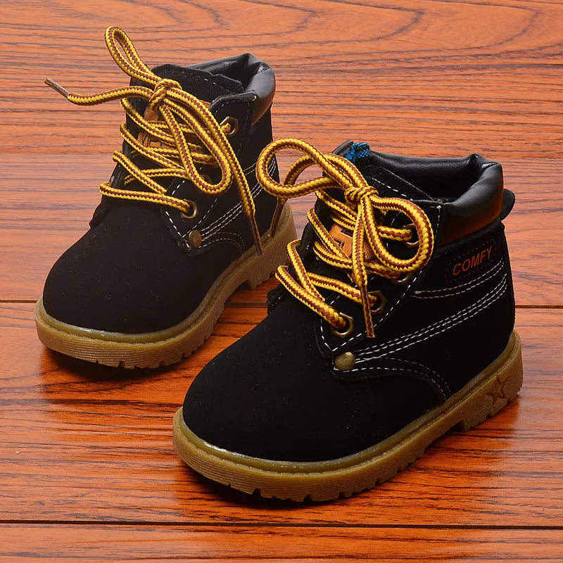 Comfy Toddler Boots with Laces