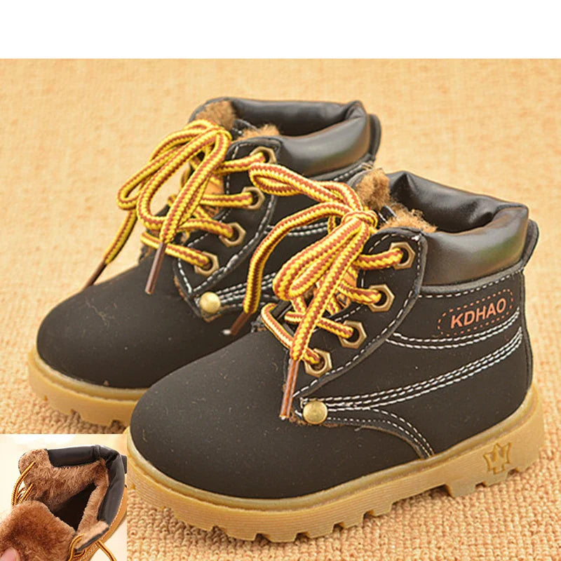 Comfy Toddler Boots with Laces