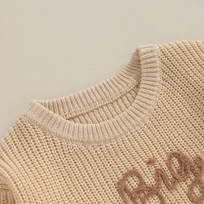 "Big Brother" Cotton Knitted Sweater