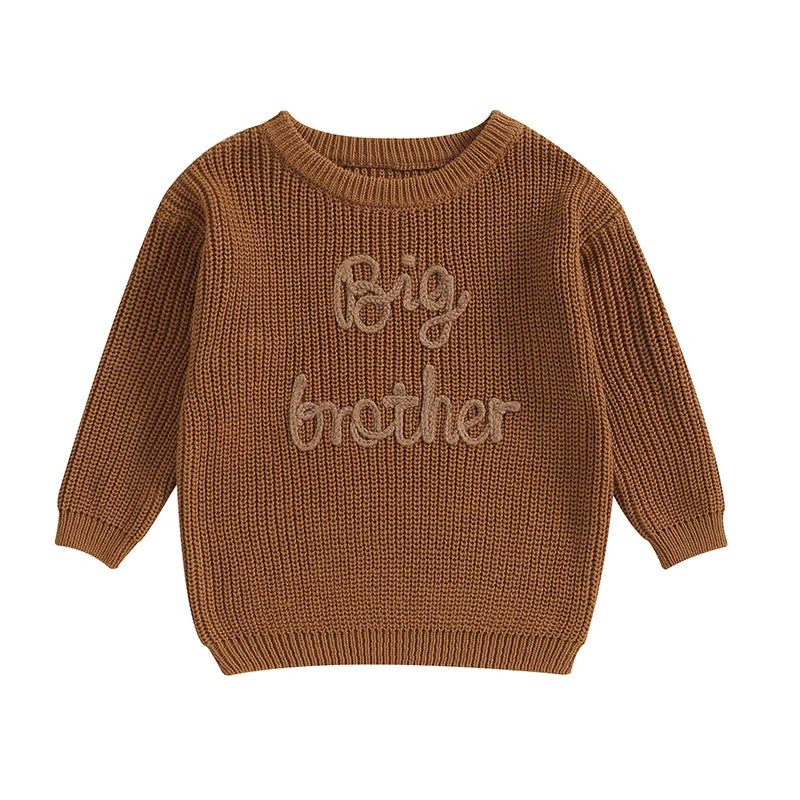 "Big Brother" Cotton Knitted Sweater