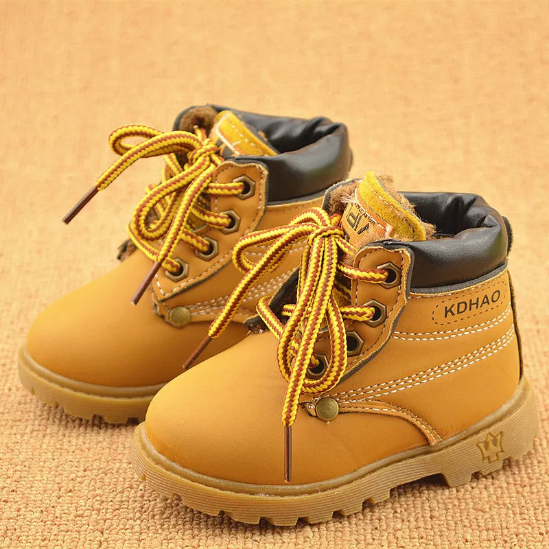 Comfy Toddler Boots with Laces