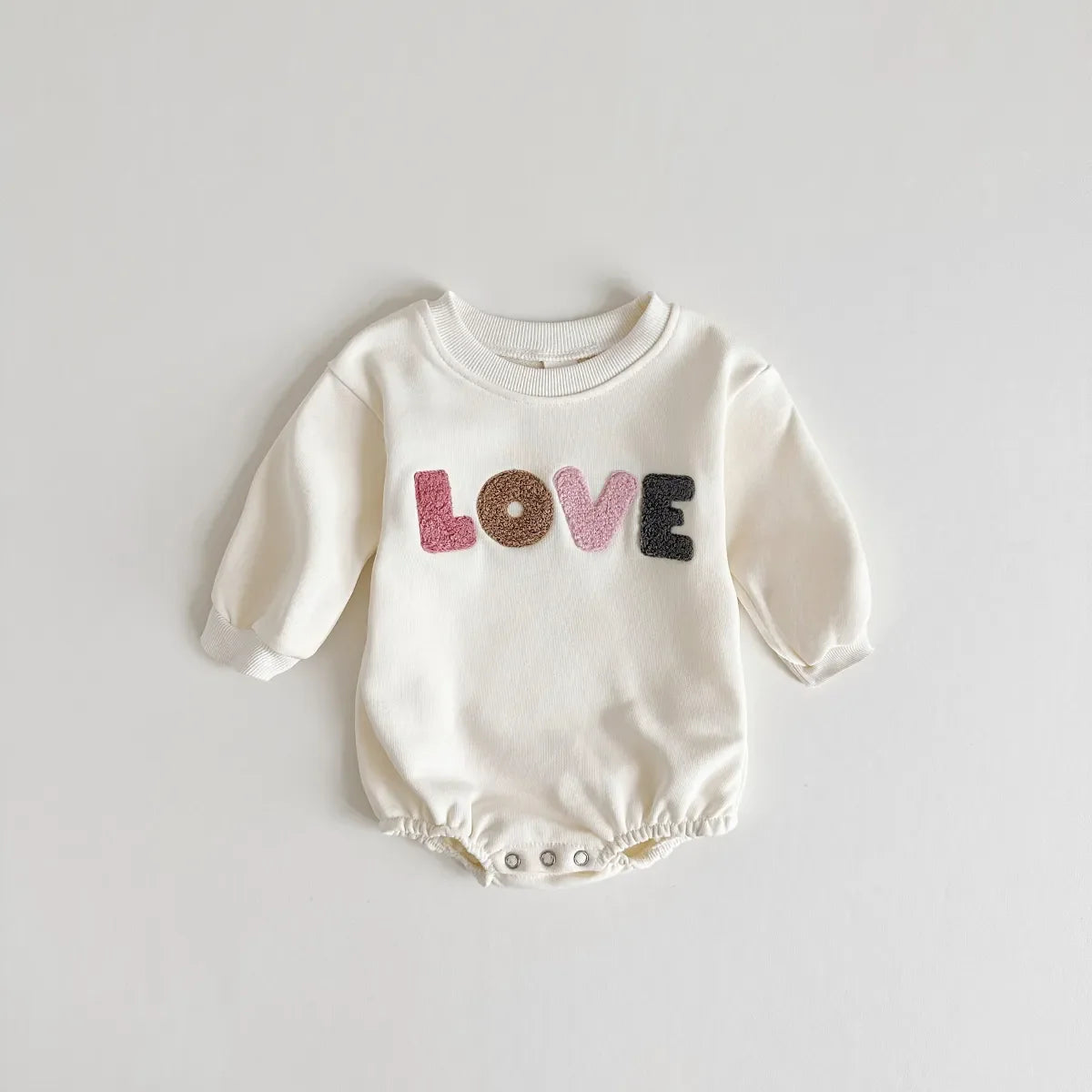 Sweatshirt with Romper Closure "Love" Multivariant