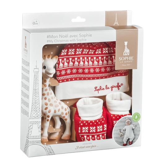 Sophie La Girafe Christmas Gift Set - Socks, Hat, Sophie