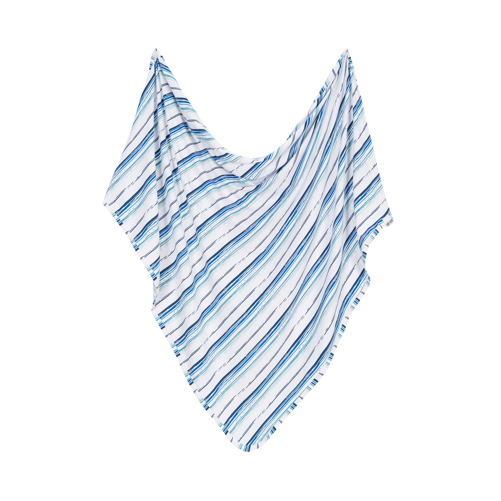 Lars & Lola Swaddle Blanket - Ocean Stripe