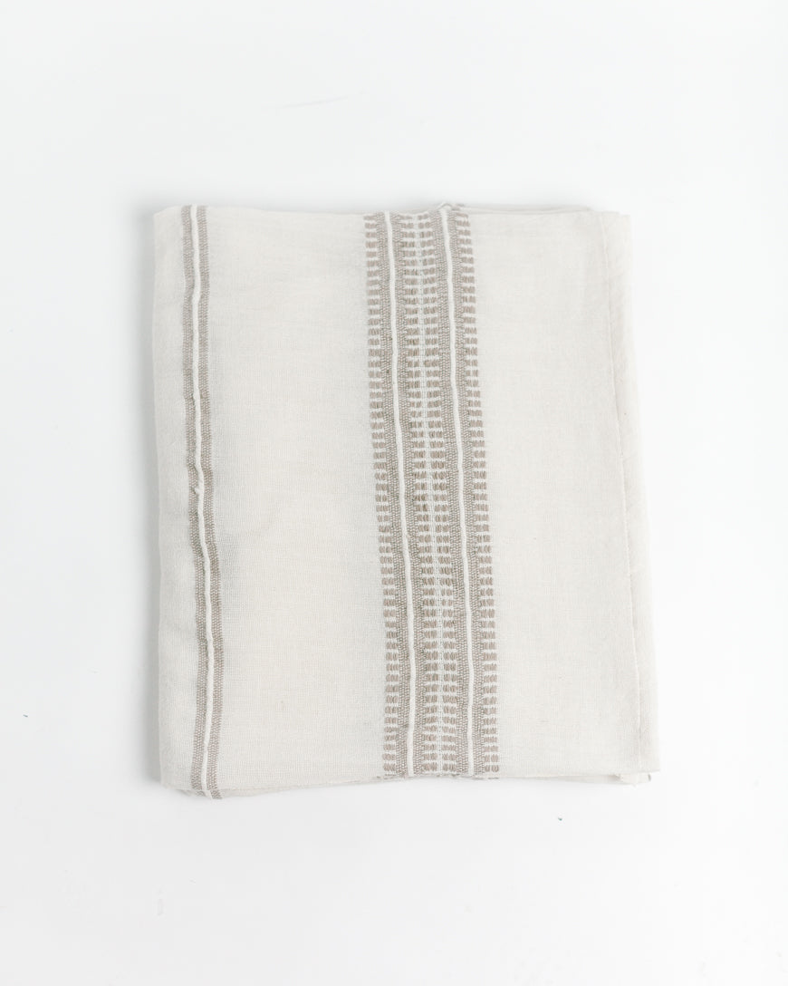 Pure Elegance: Handwoven Cotton Baby Swaddle