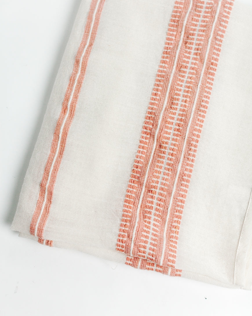 Pure Elegance: Handwoven Cotton Baby Swaddle