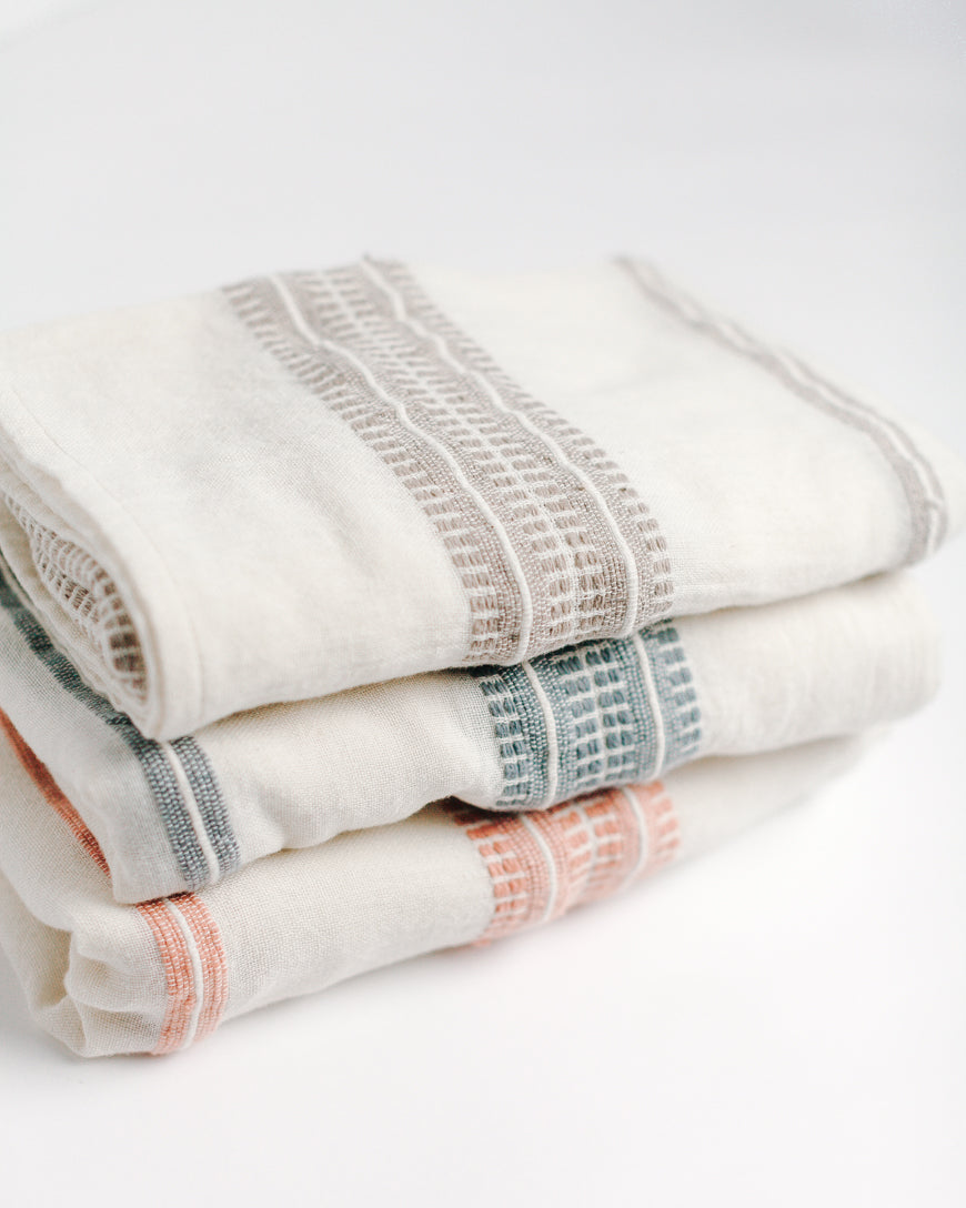 Pure Elegance: Handwoven Cotton Baby Swaddle