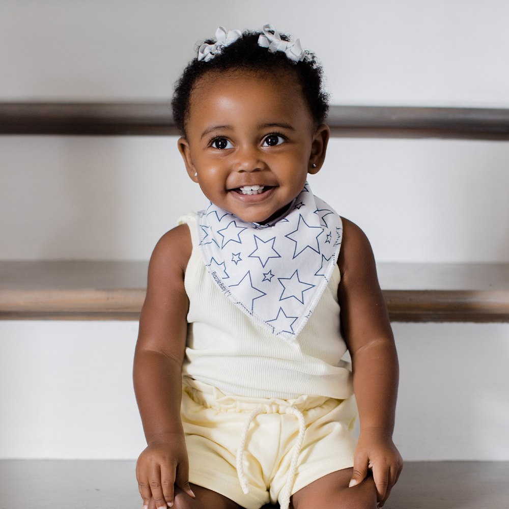 Harper Organic Bandana Bib 4-Pack